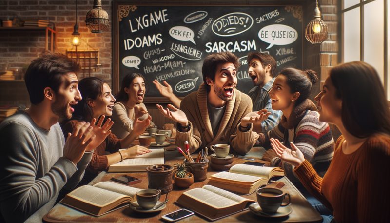 idioms and sarcasm graphic