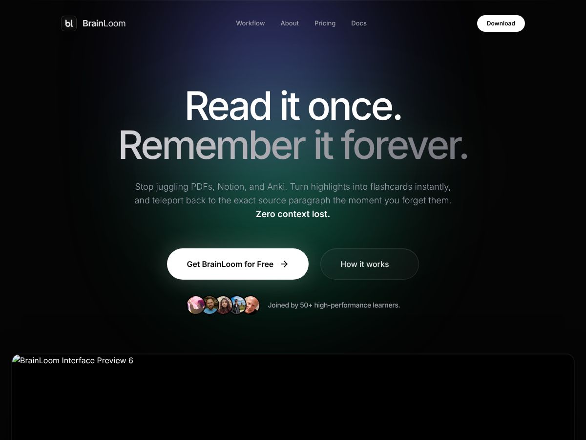 BrainLoom screenshot