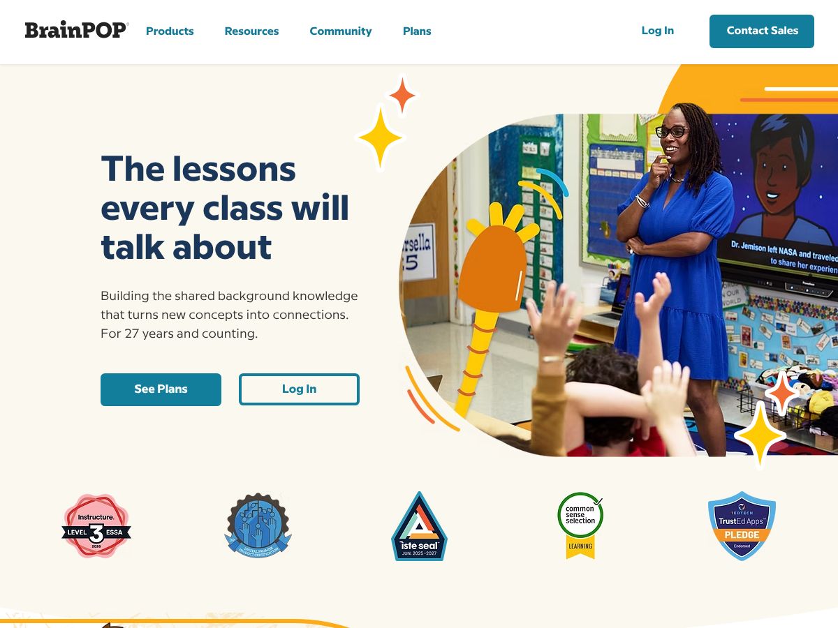 BrainPOP screenshot