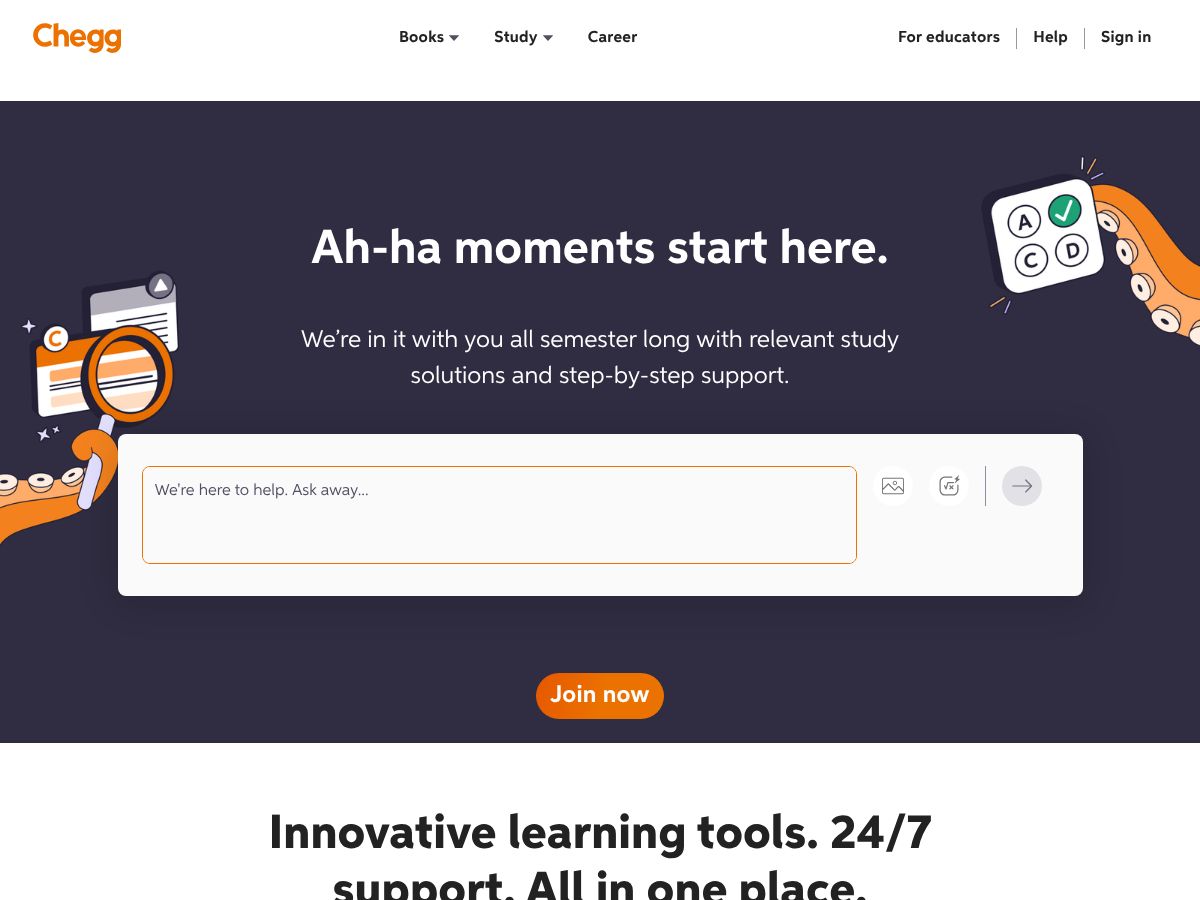Chegg screenshot