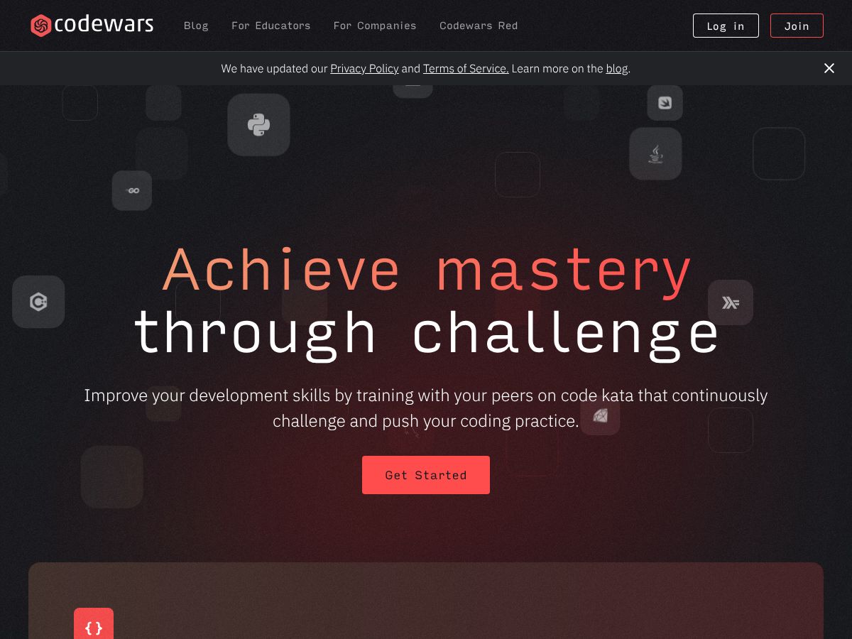 Codewars screenshot