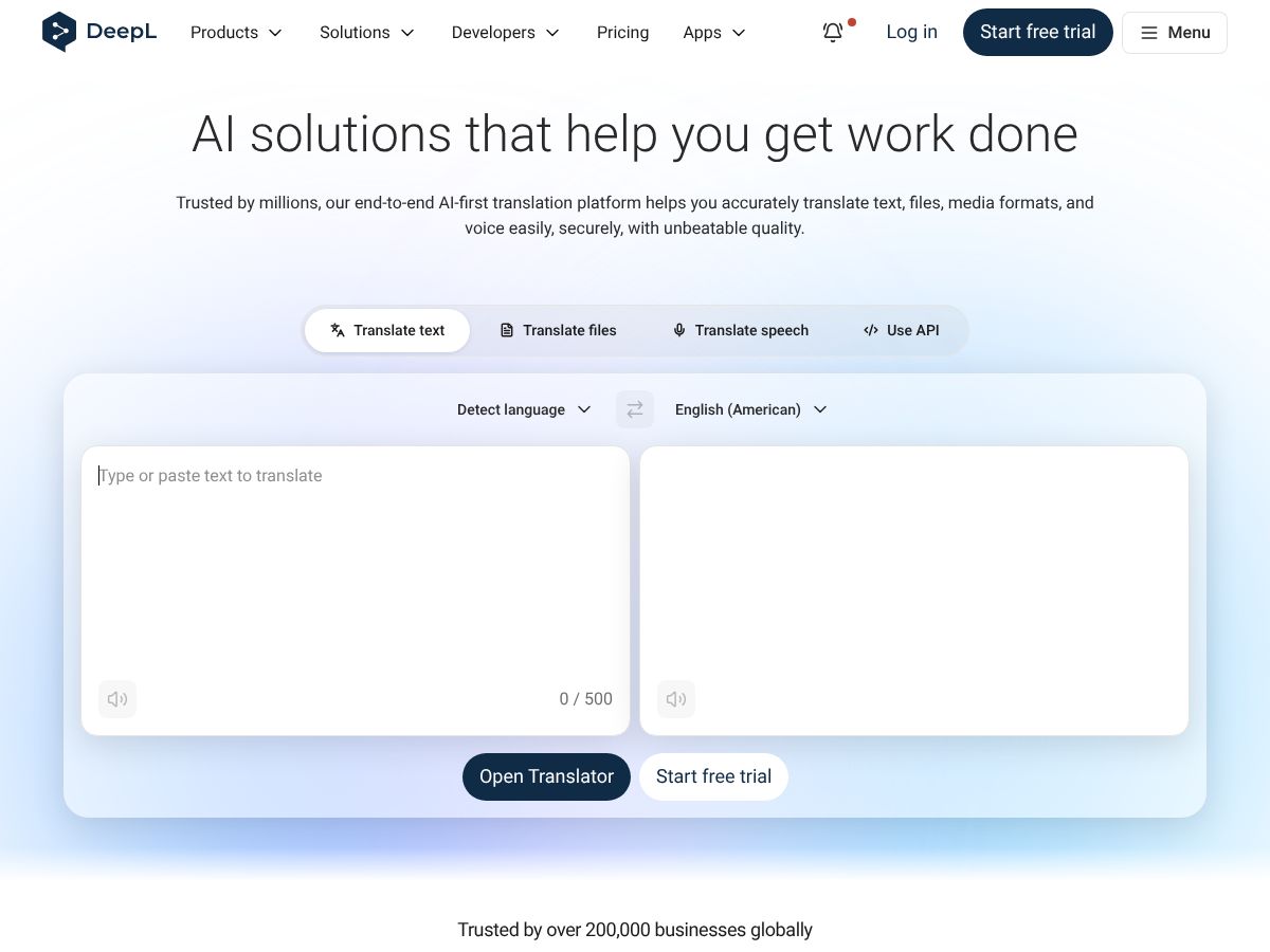DeepL screenshot