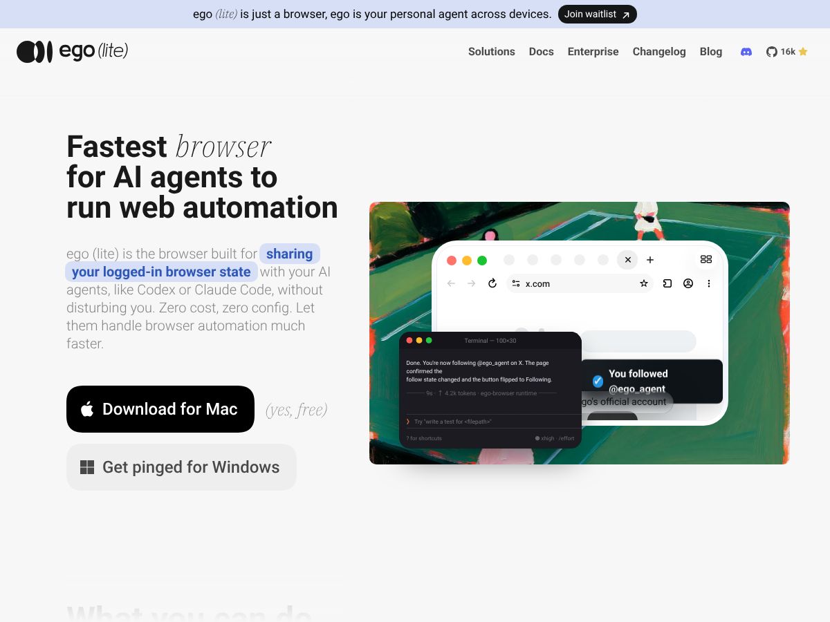 ego lite screenshot
