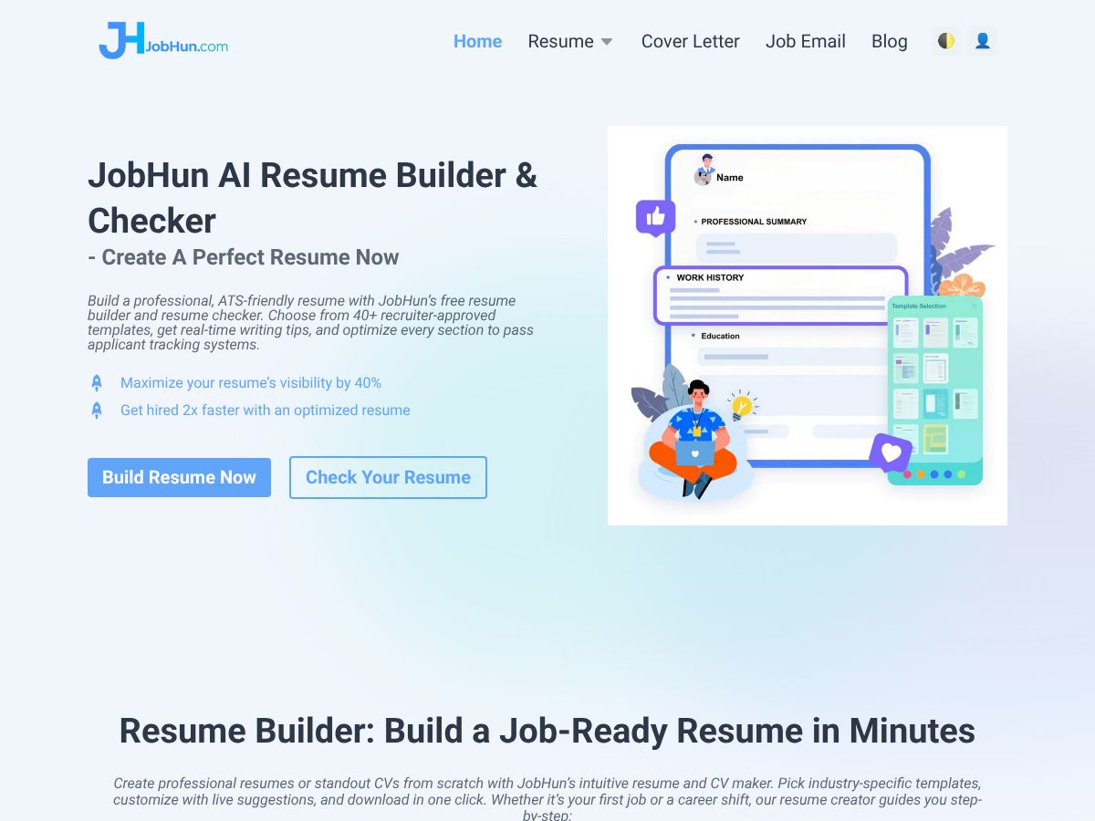 Jobhun screenshot