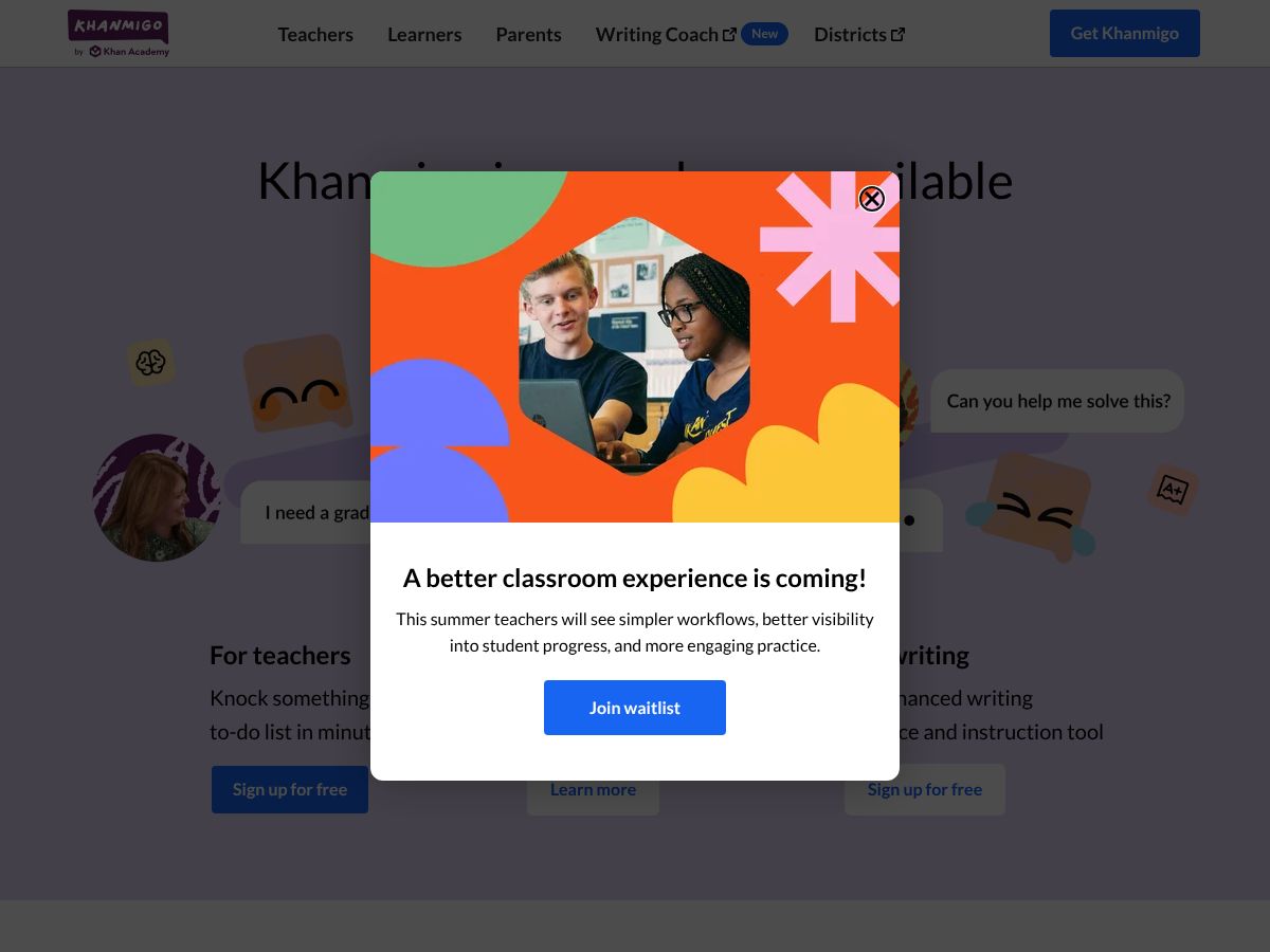 Khanmigo screenshot