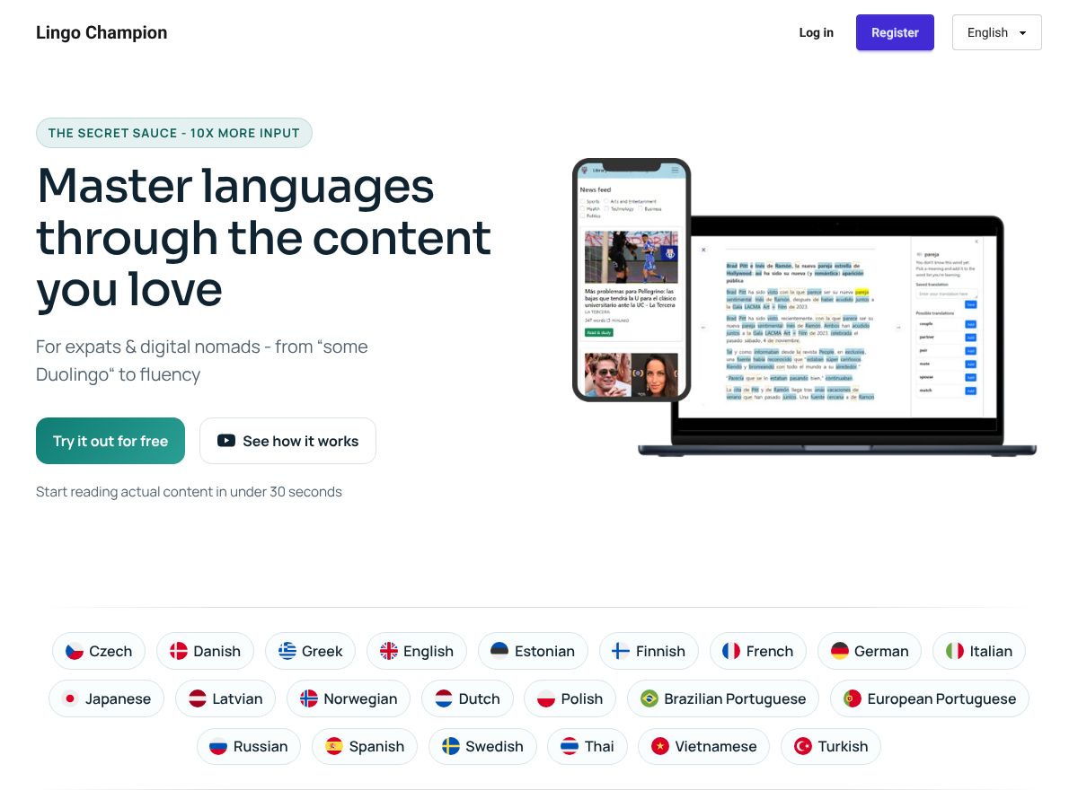 Lingo Champion screenshot