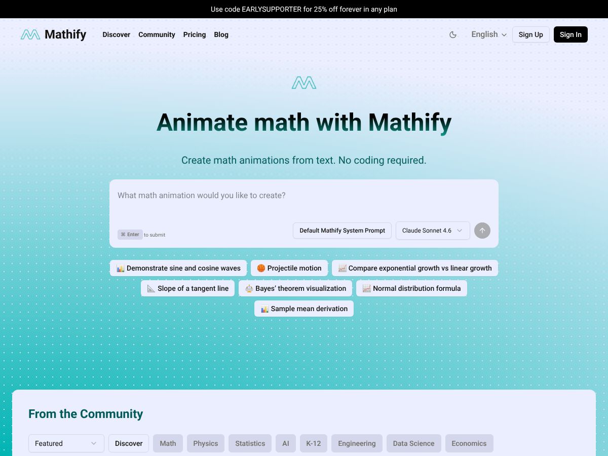 Mathify screenshot