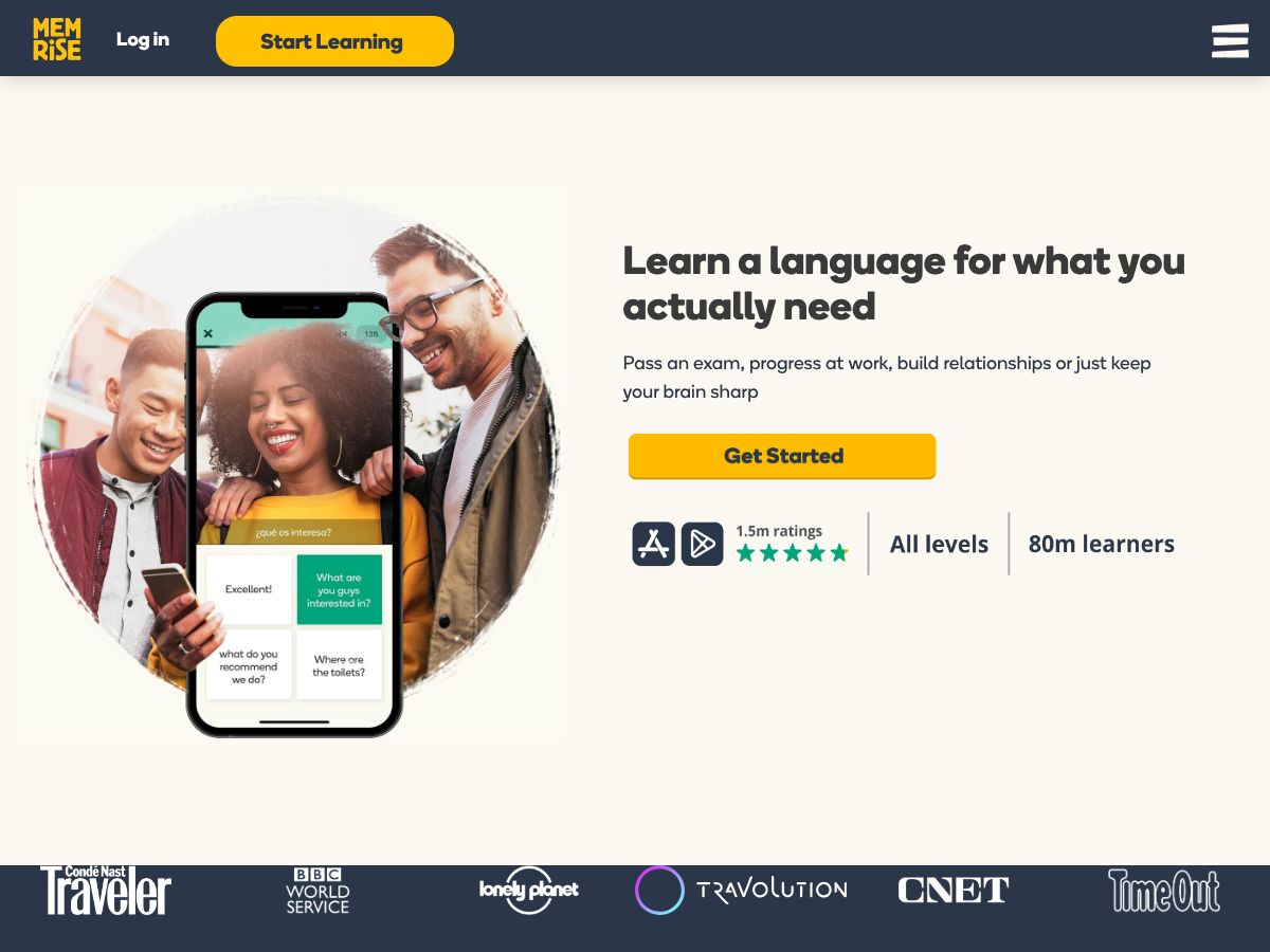 Memrise screenshot