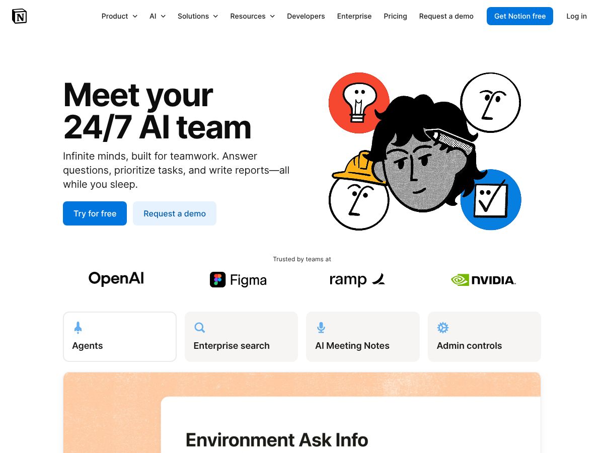 Notion AI screenshot