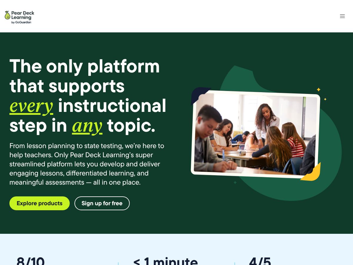 Pear Deck screenshot