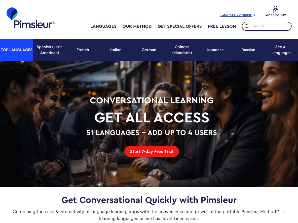 Pimsleur screenshot