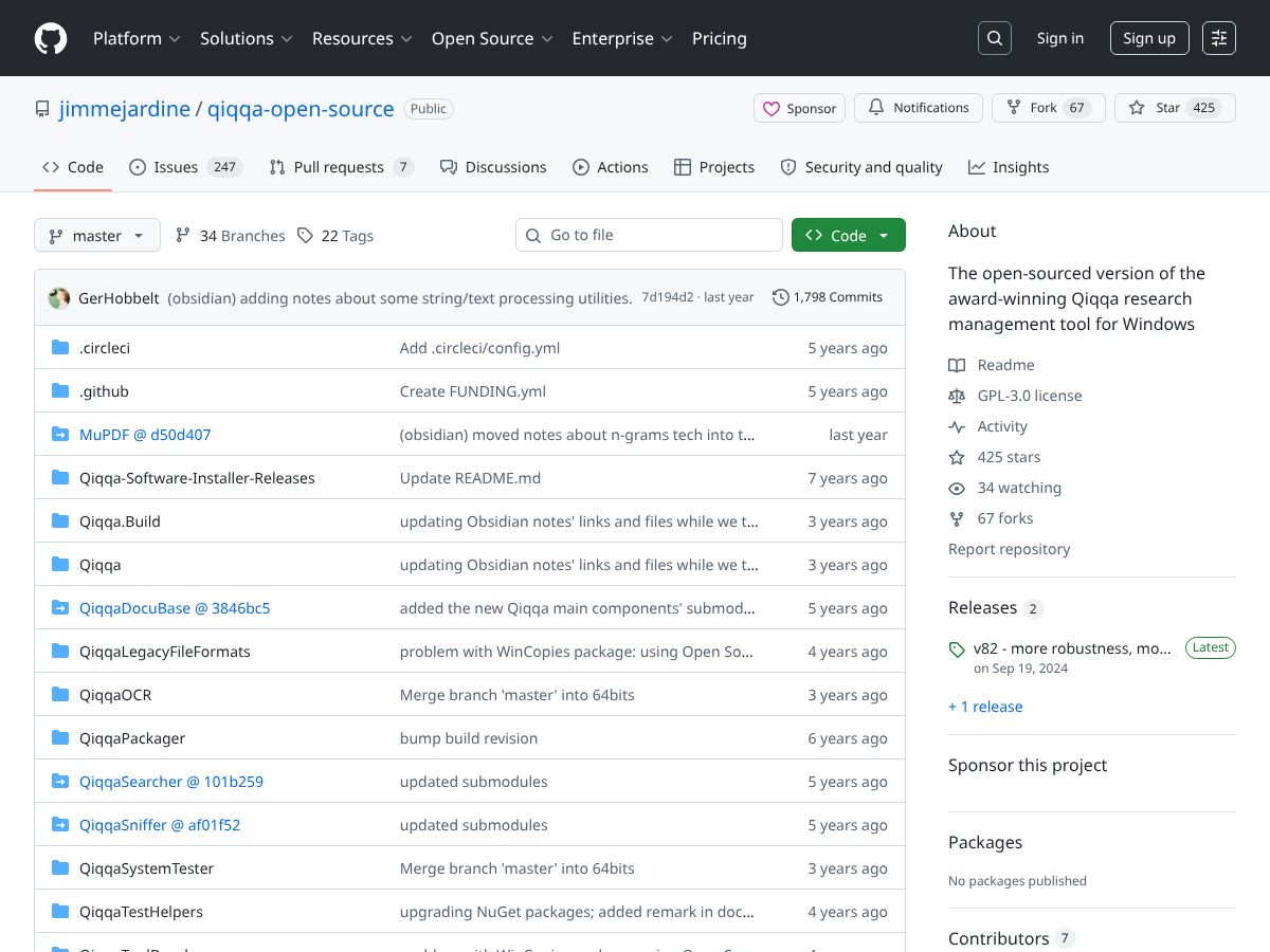 Qiqqa screenshot