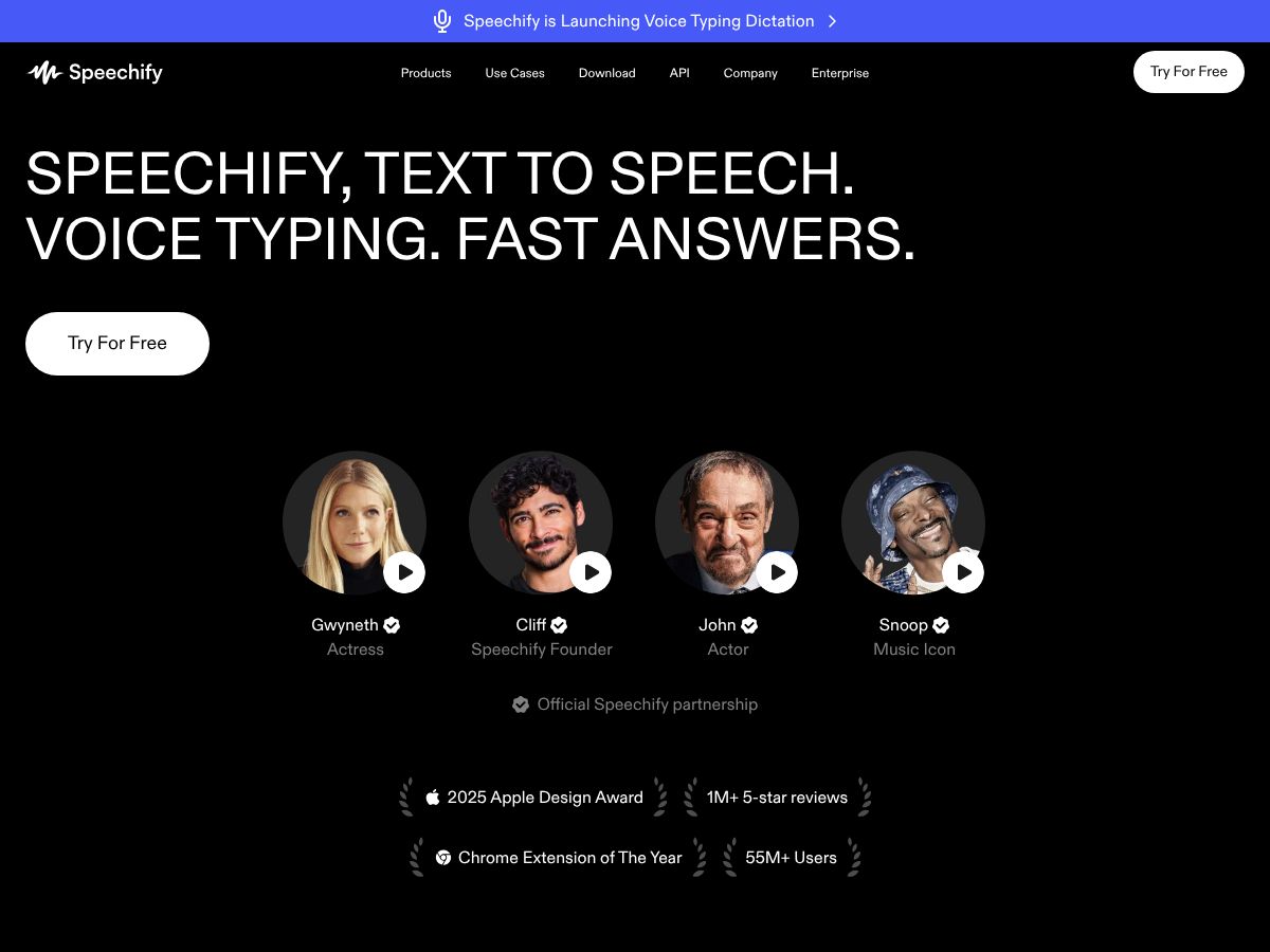 Speechify screenshot
