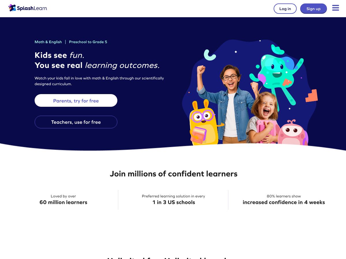 SplashLearn screenshot