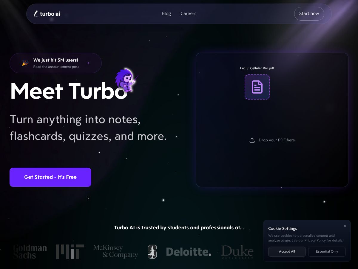 TurboLearn screenshot