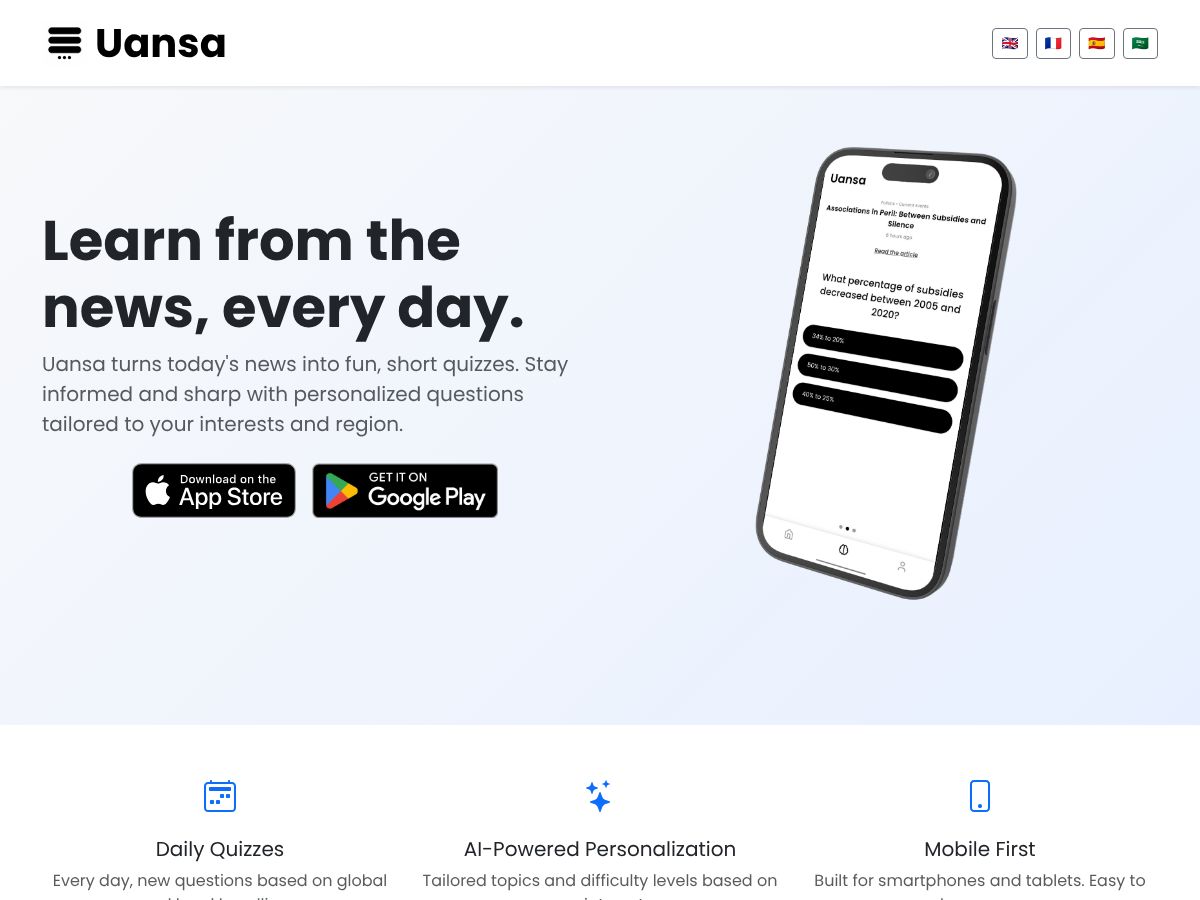 Uansa screenshot