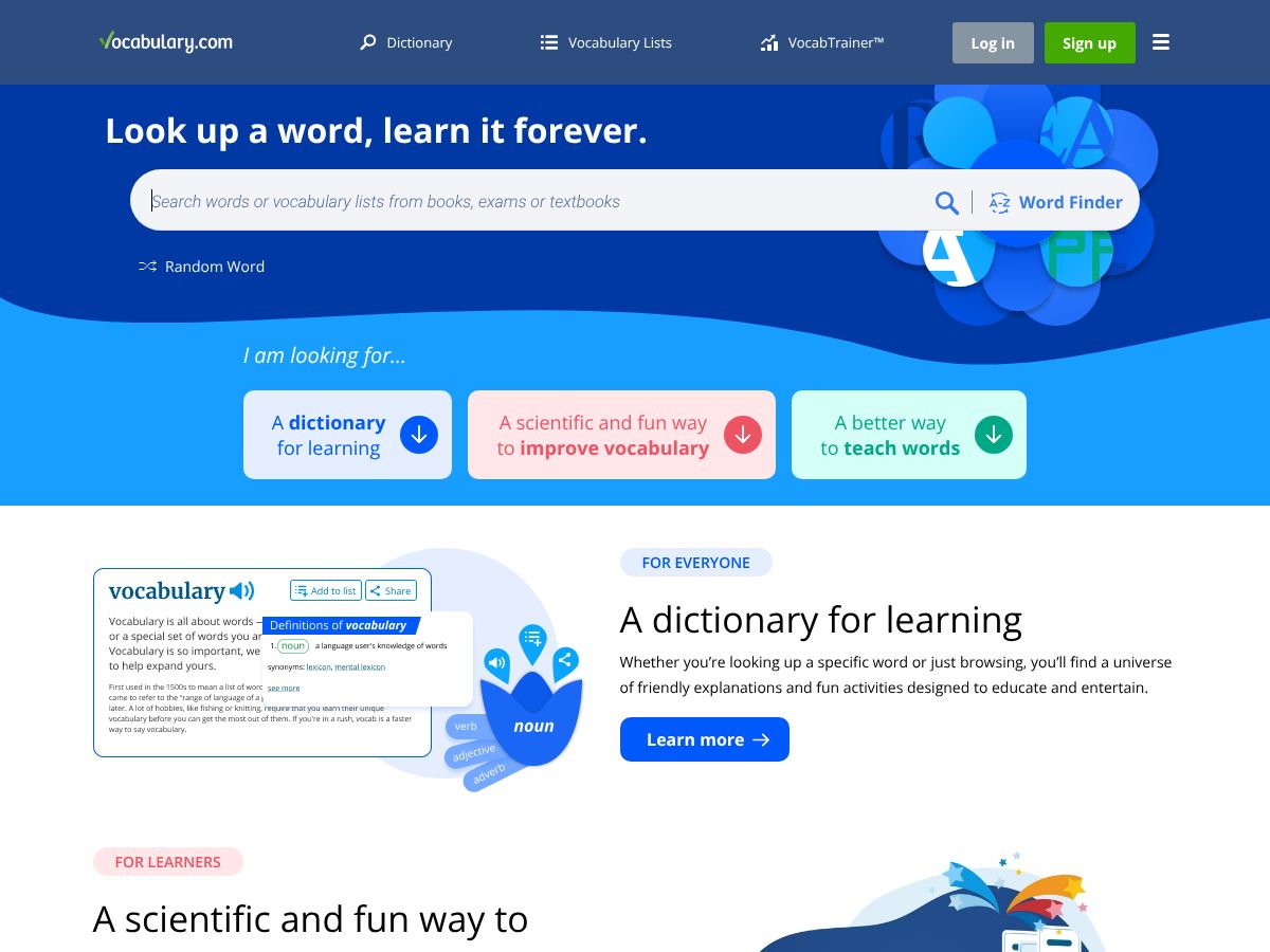 Vocabulary.com screenshot