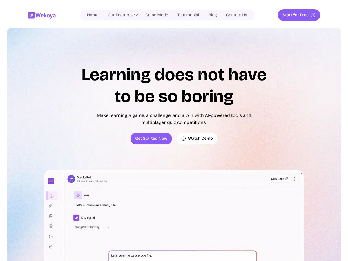 Wekoya screenshot