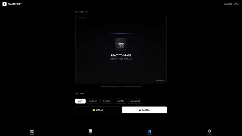 AI Grader | TeacherLIFT | Vision screenshot